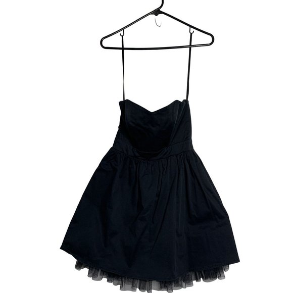 Sound & Matter Dresses & Skirts - Sound & Matter Women’s Dress Black Lace Bottom Strapless Size Small